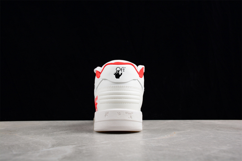 OFF-WHITE Out Of Office leather sneakers