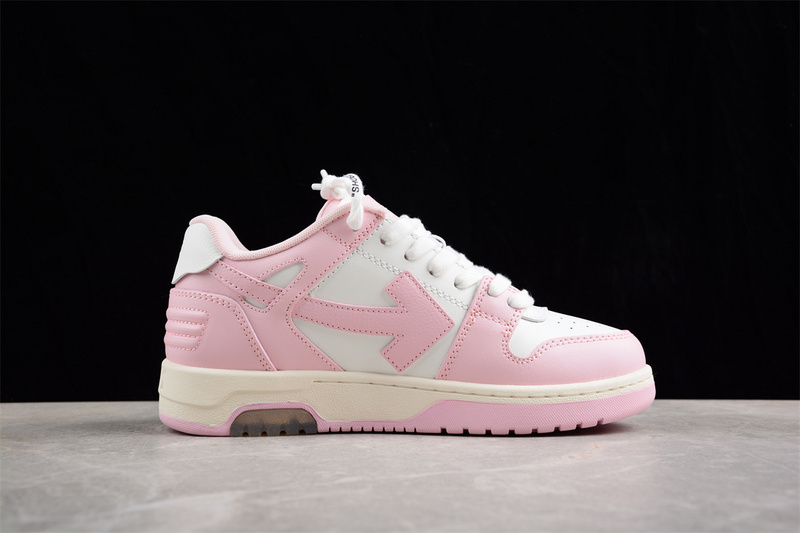 OFF-WHITE Out Of Office leather sneakers