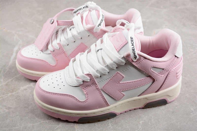 OFF-WHITE Out Of Office leather sneakers