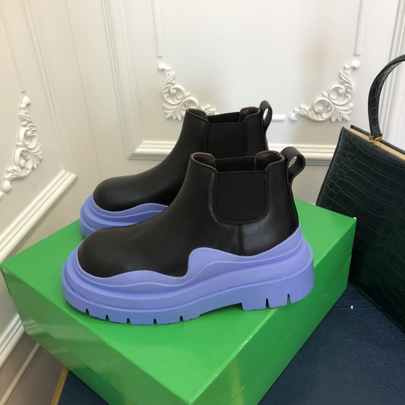 b0tte*a Ven*ta tire leather ankle boots