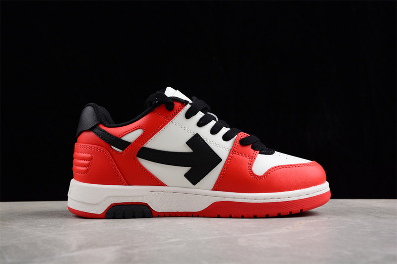 OFF-WHITE Out Of Office leather sneakers