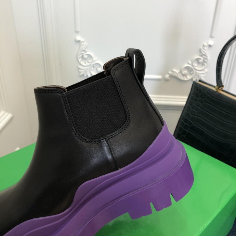 b0tte*a Ven*ta tire leather ankle boots