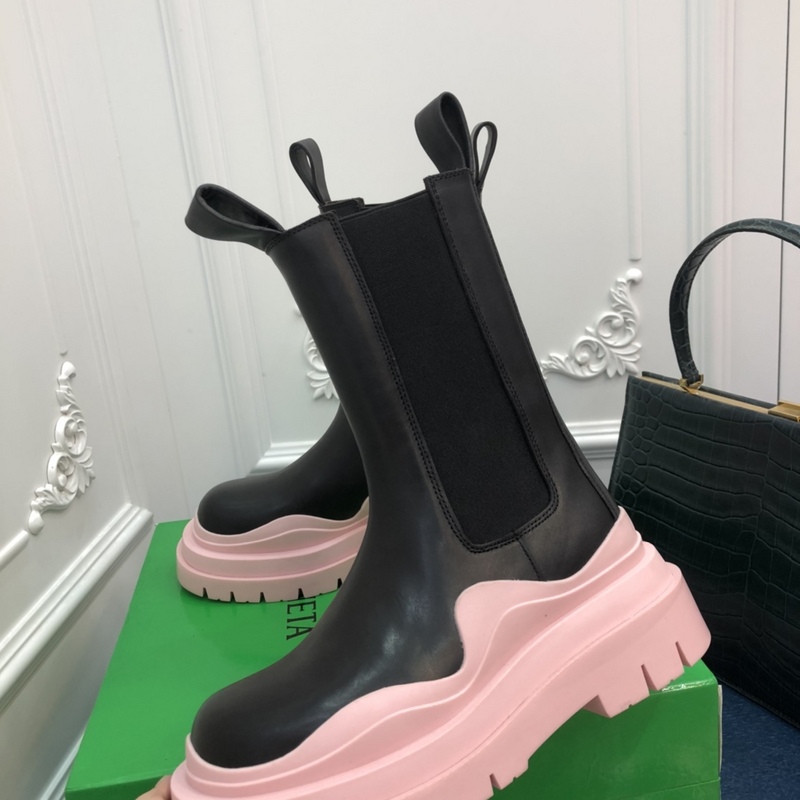 b0tte*a Ven*ta tire leather ankle boots