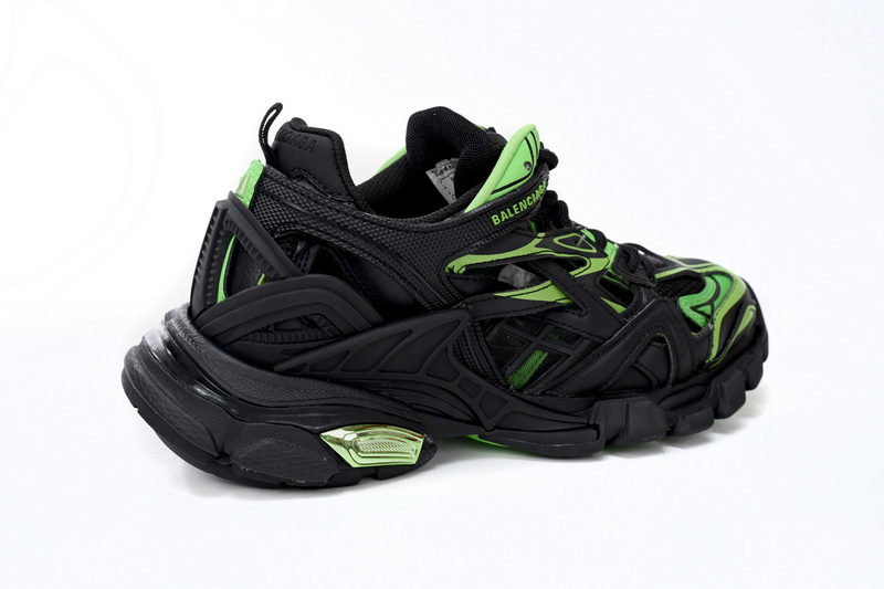 Balenciaga Track 2 Sneaker Black Green 568614 W2GN3 1086