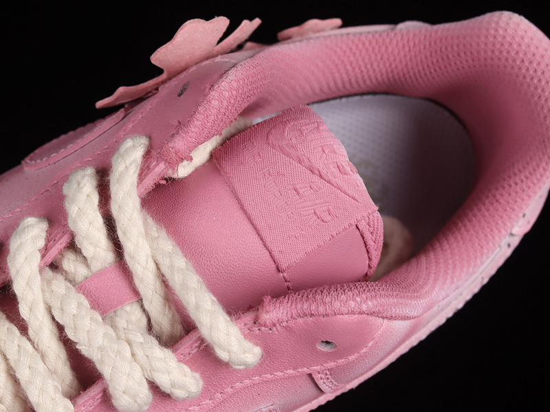 Ch*0me He**ts x nike air force 1 low 07 pink/pink/white dd8959-100