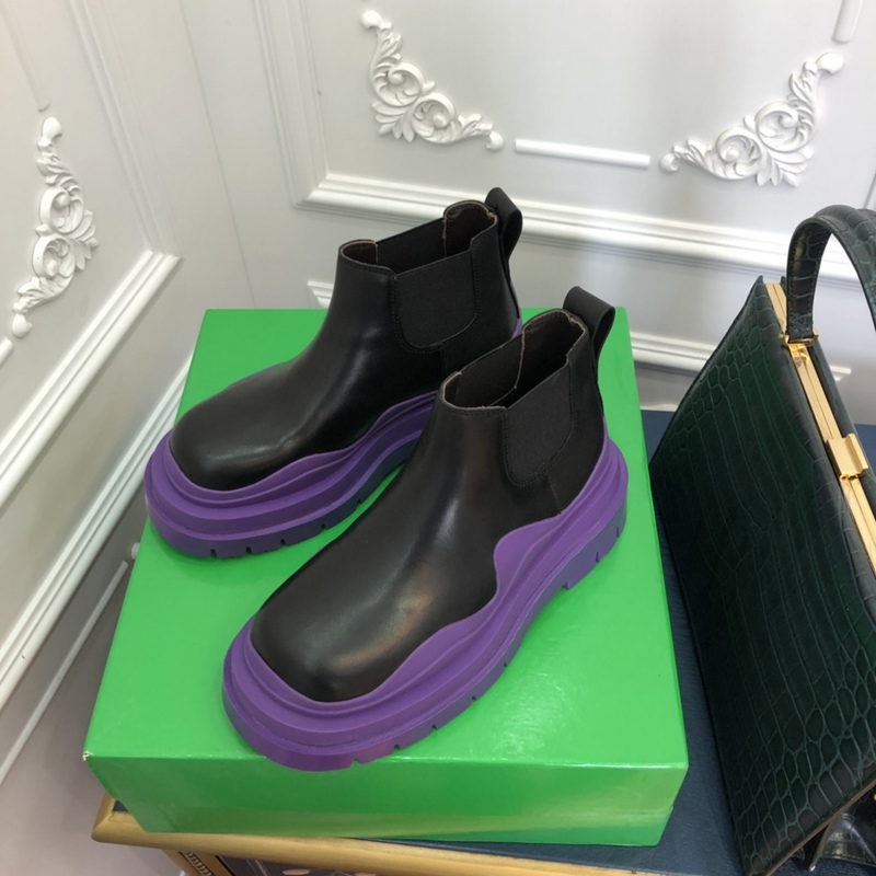b0tte*a Ven*ta tire leather ankle boots