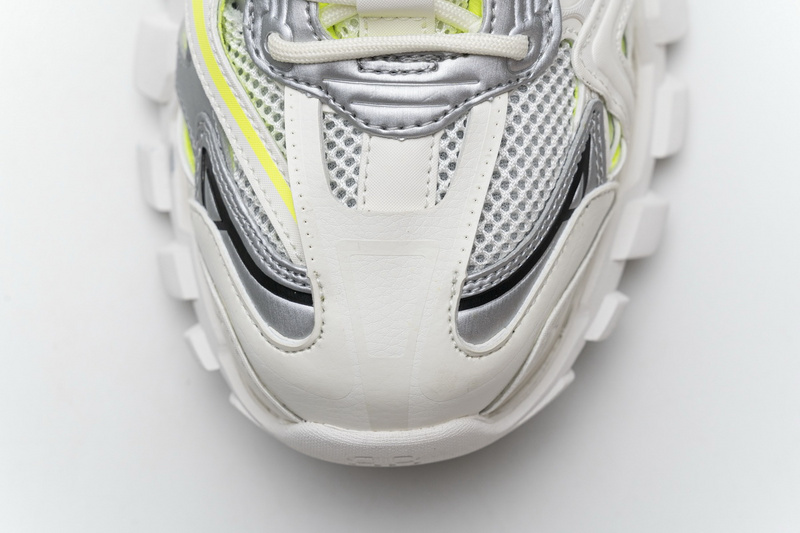 blenciaga Track 2 Sneaker White Fluo Yellow 568515 W2ON3 9073 B
