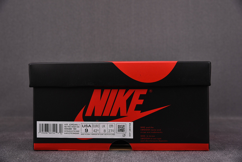 Air Jordan 1 Retro High Electro Orange 555088-180