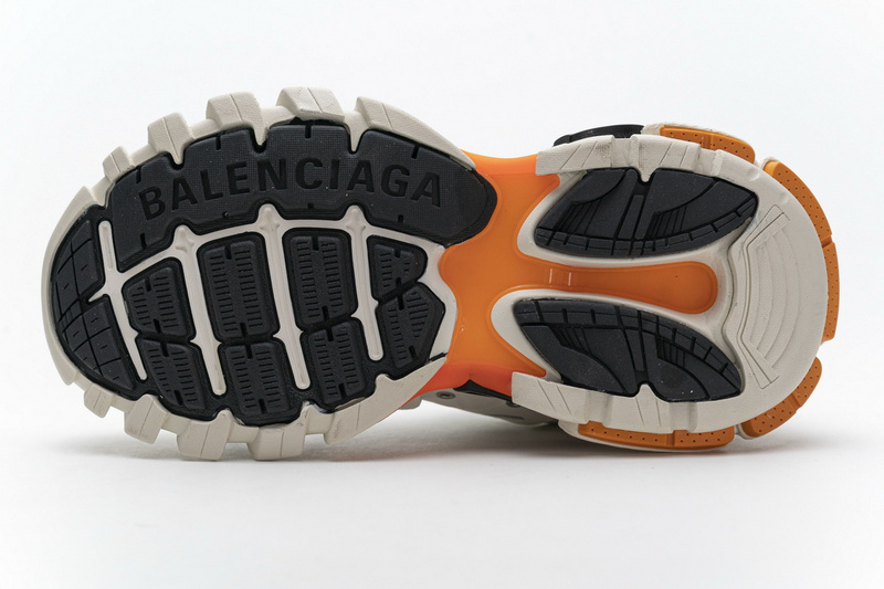 Balenciaga Tess S.White Orange LED 542436 W1GB7 9059