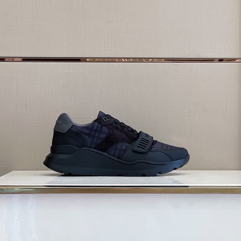 Burberry Vintage Check, Leather and Mesh Sneakers