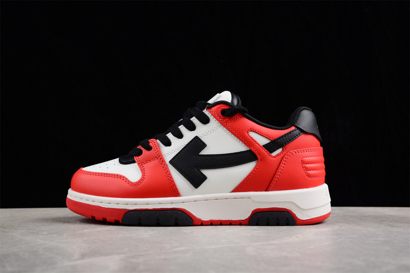 OFF-WHITE Out Of Office leather sneakers