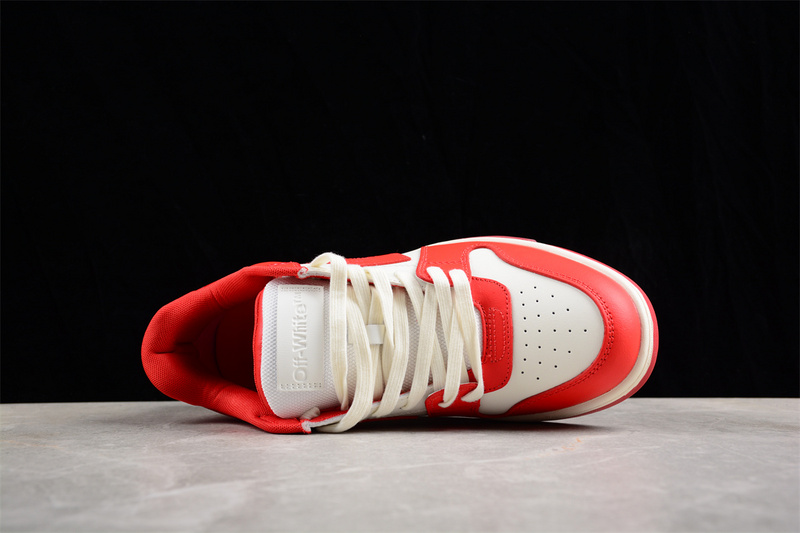 OFF-WHITE Out Of Office leather sneakers