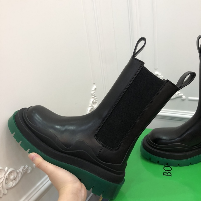 b0tte*a Ven*ta tire leather ankle boots