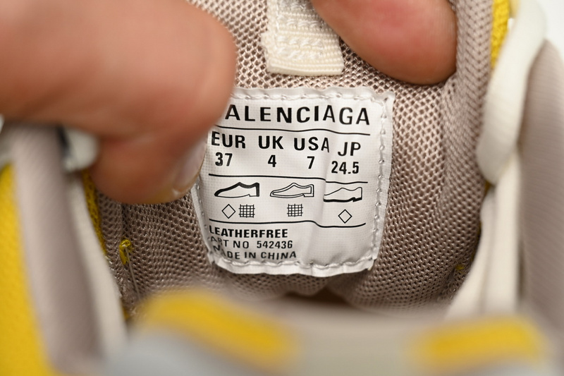 Balenciaga Tess S.Black Rice Grey White Yello 542436 W1ST3 0258