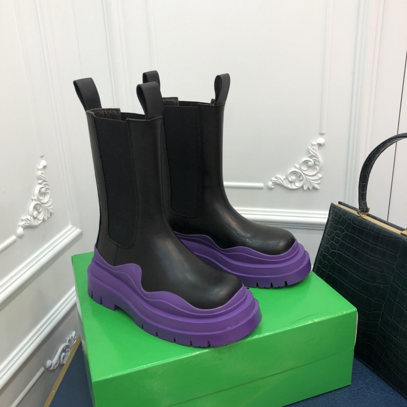 b0tte*a Ven*ta tire leather ankle boots