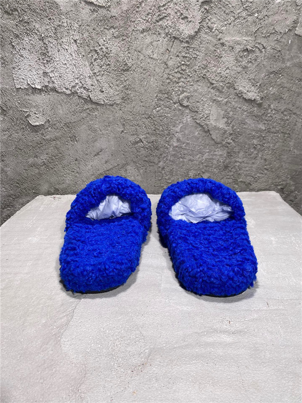 Balenciaga Furry Slides 
