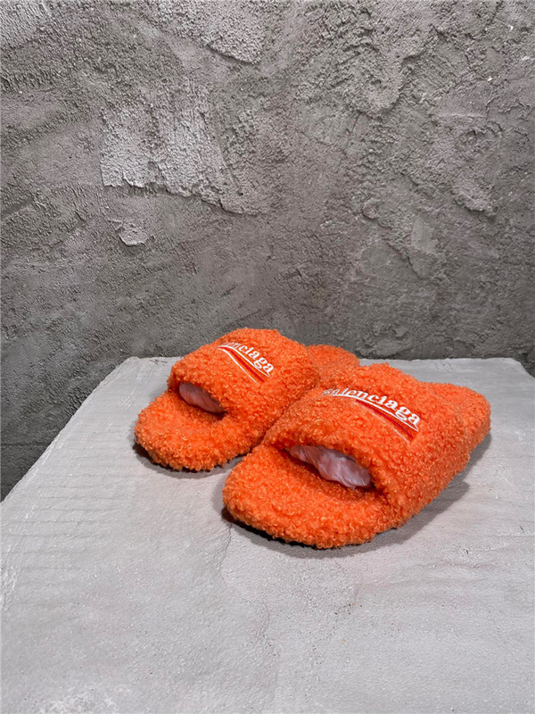 Balenciaga Furry Slides 